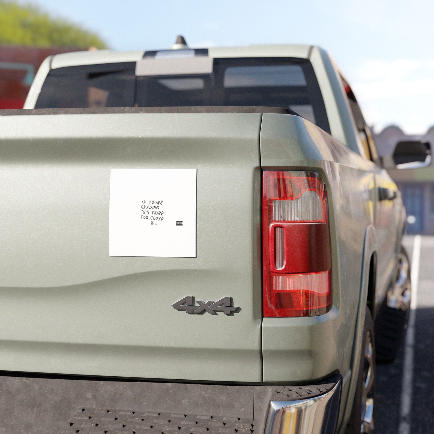 "IF YOU'RE READING THIS" Bumper Magnet