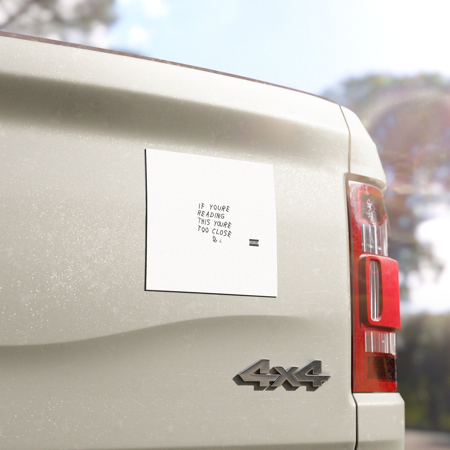 "IF YOU'RE READING THIS" Bumper Magnet