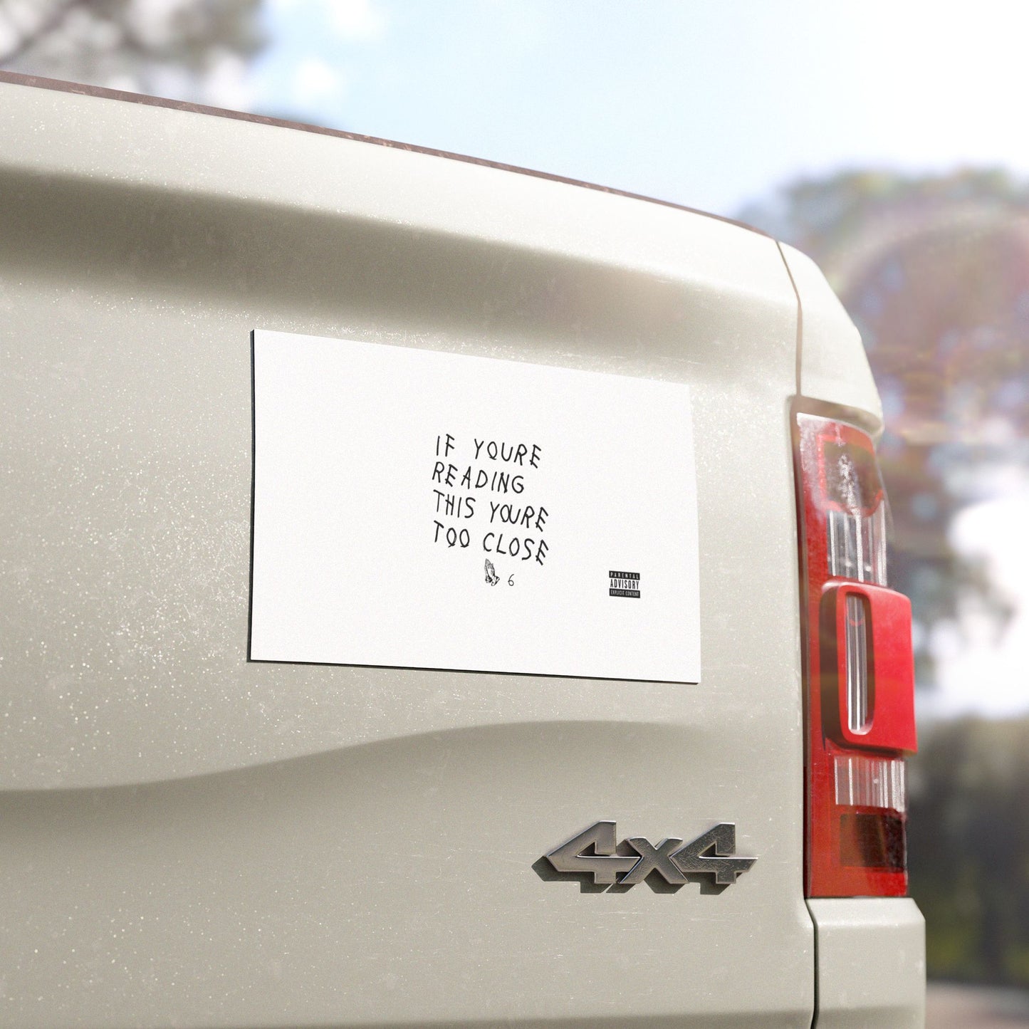 "IF YOU'RE READING THIS" Bumper Magnet