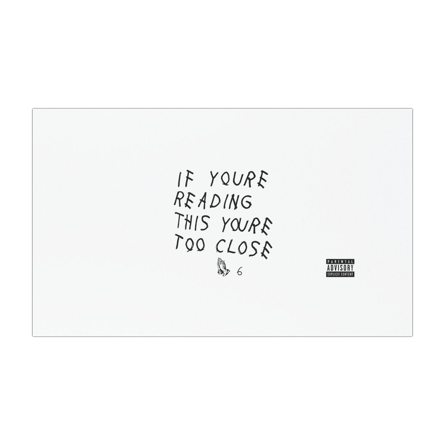 "IF YOU'RE READING THIS" Bumper Magnet